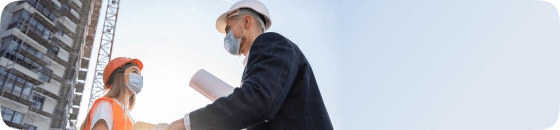 Arbeitssicherheitsberatung auf einer Baustelle